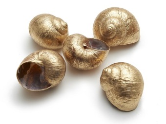 Landslakken Goud 5 cm 12 st. Goud