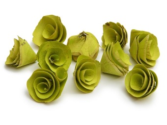 Confetti Roos Groen 10 st.