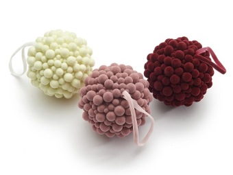 Hanger Bal 'Marbles' Roze 10 cm