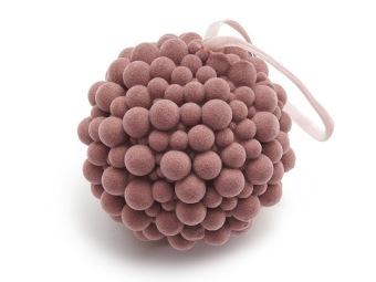 Hanger Bal 'Marbles' Roze 10 cm