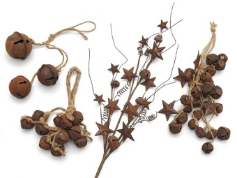 Hanger Jingle Bel 'Rustic' 21 cm