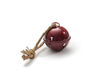 Jingle Bel robijn 8 cm