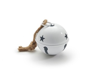 Jingle Bel wit 10 cm