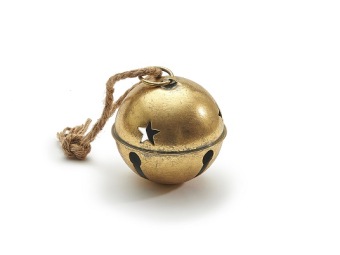 Jingle Bel goud 10 cm