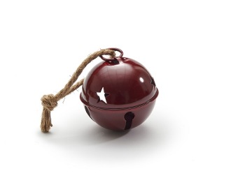 Jingle Bel robijn 10 cm