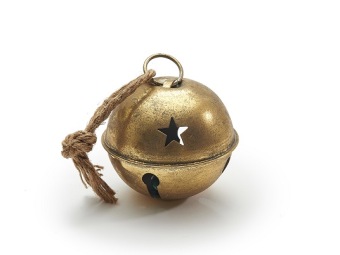 Jingle Bel goud 12 cm