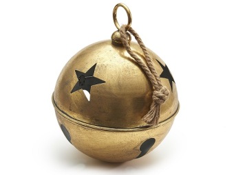 Jingle Bel goud 30 cm