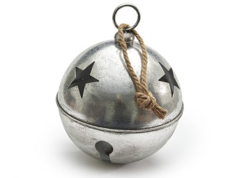 Jingle Bel zilver 30 cm