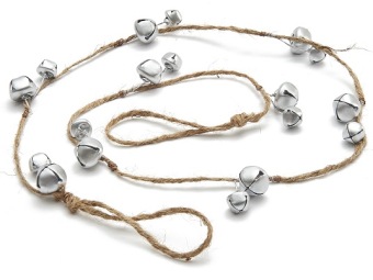 Guirlande Bel 'Jingle' Zilver 120 cm