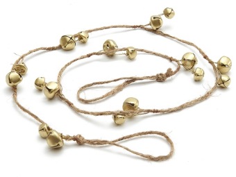 Guirlande Bel 'Jingle' Goud 120 cm