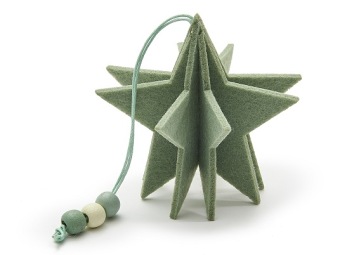 Hanger Ster 3D 'Snoozle' klei 9 cm