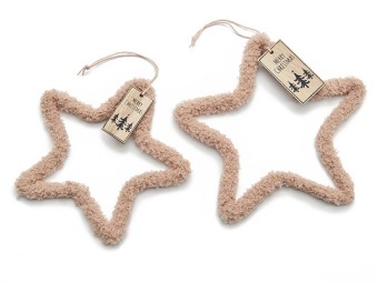 Hanger Ster 'Orion' amandel 18 cm