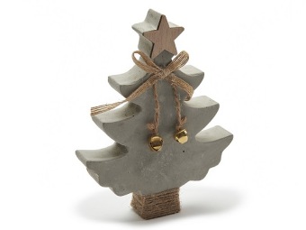 Kerstboom 'JIngle' Cement 17 cm
