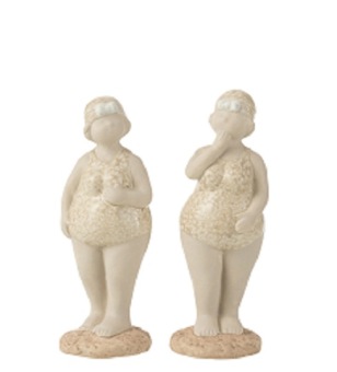 Tafeldecoratie Vrouwen in Badpak 2 st.
