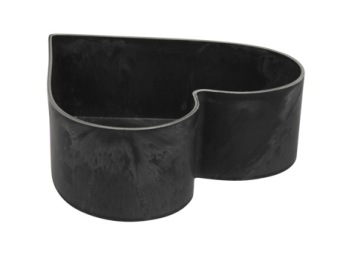 Plantenpot 'Heart' plastic 15 cm