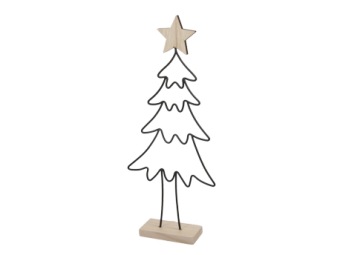 Frame Kerstboom Zwart 30 cm