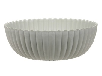 Plastic Kom 25 cm Grijs