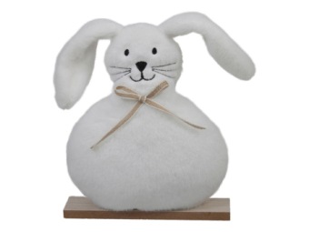Fluffy Konijn met Oortjes 16 cm