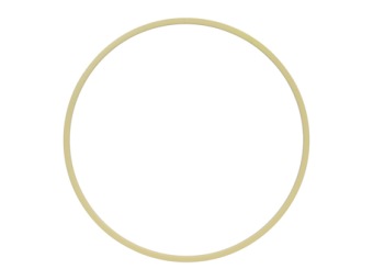 Metalen Ring 40 cm Geel