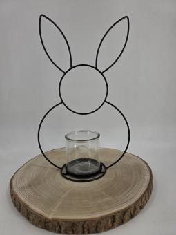 Frame 'Rabbit' met windlicht 41 cm