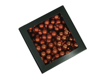 Kerstballetjes In Glas Op Draad 20mm 24st mandarin