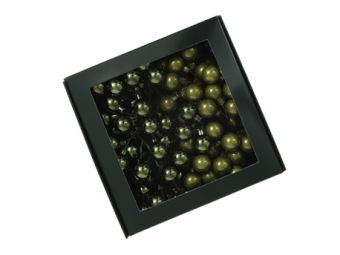 Kerstballetjes In Glas Op Draad 20mm 24st Pine Opal