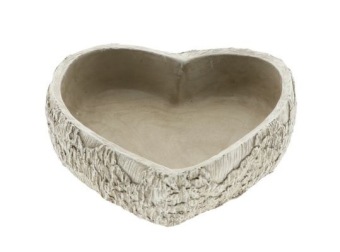 Plantenpot 'Open Hart' cement 25 cm