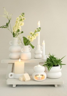 Plantenpot 'Chubby' wit