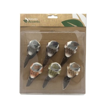 Vogels Assortiment 9 cm 6 st.
