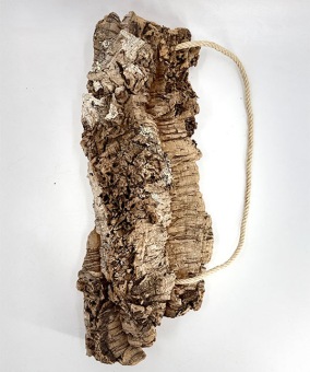 Hanger Kurk plaat 60x20 cm met touw