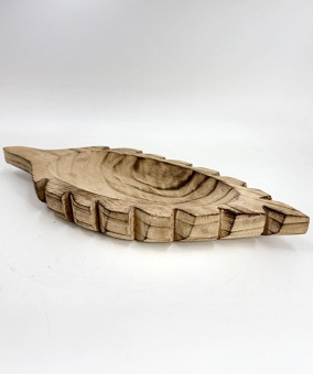 Paulownia Schaal Bladvorm 43 cm