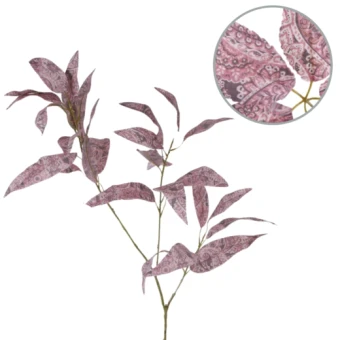 Kunstbloem eucalyptus bohemian rood