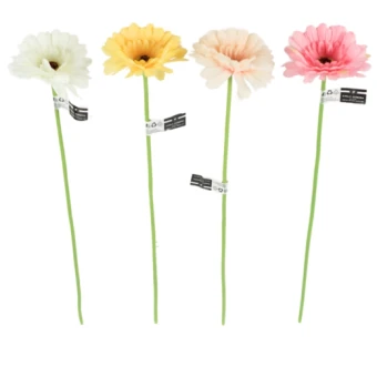 Kunstbloem Gerbera Wit