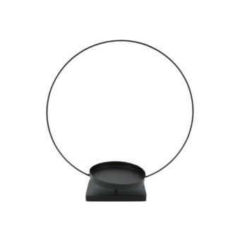Ring Op Voet Met Houder Zwart