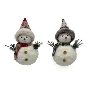 Sneeuwman Rood 21 cm