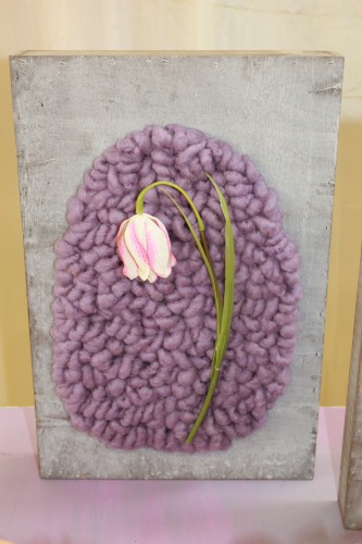 Wol Rauris Met Koperdraad Mosgroen