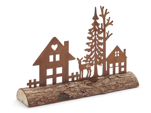 Kerstdorp-Roest-23-cm-decoratie-bloemschikken