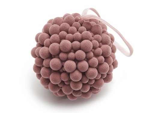 Hanger Bal 'Marbles' Roze 10 cm