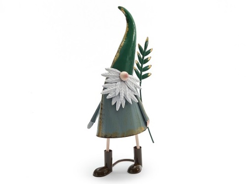 Tafeldecoratie Gnoom Met Tak 'Twins' 45 cm