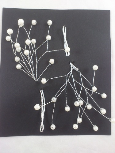 Perlenzeig champagner 6 mm. 2 St.