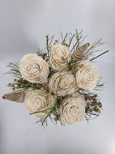 Shola Flower Boeket 50 cm Naturel