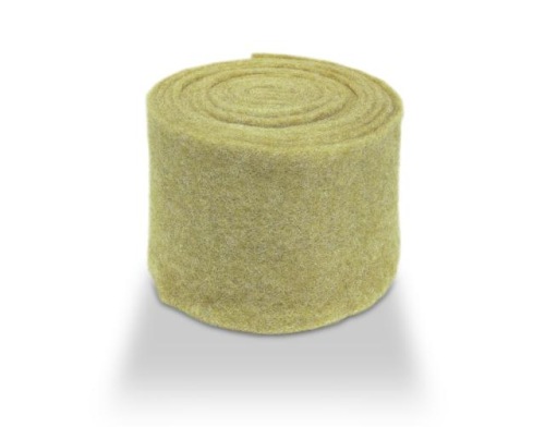 Vilt 7.5 cm breed 5 m. olijfgroen (GU18)