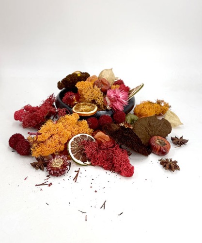 Herfst mix oranje/rood