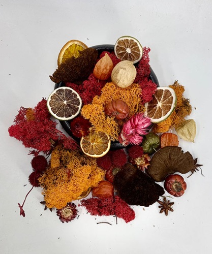 Herfst mix oranje/rood