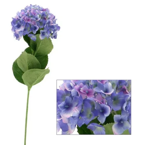 Kunstbloem Hortensia Blauw