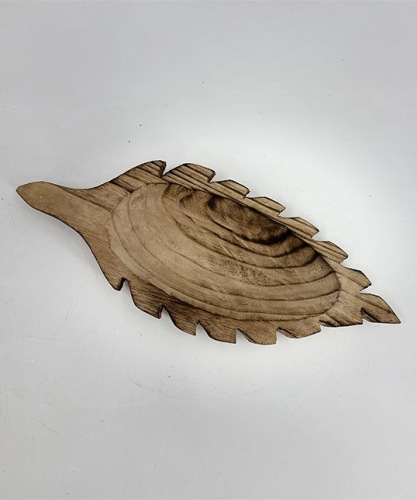 Paulownia Schaal Bladvorm 43 cm