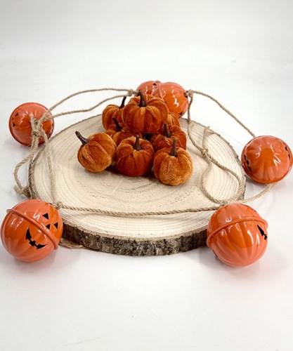 Pompoen Guirlande Metaal 90 cm