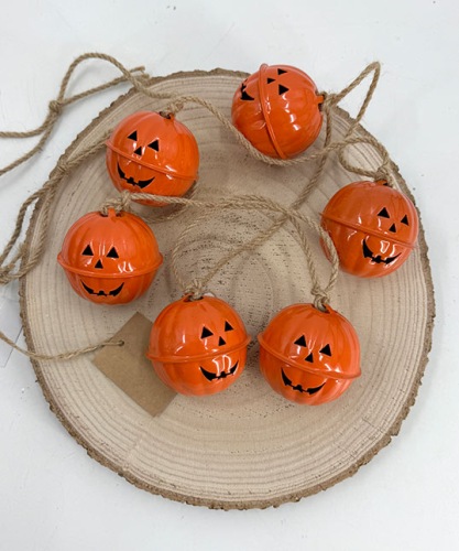 Pompoen Guirlande Metaal 90 cm