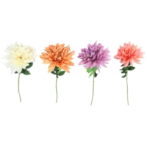 Kunstbloem Dahlia Zalm